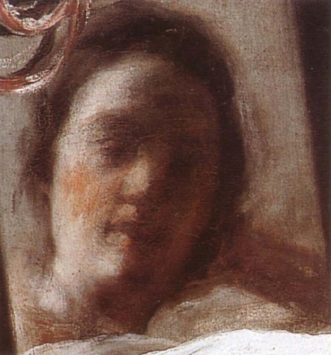 VELAZQUEZ, Diego Rodriguez de Silva y Detail of Venus oil painting image